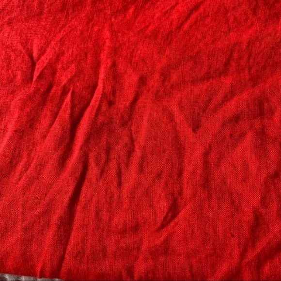 Red Button-Up Women's Dress - Picture 13 of 13